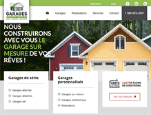 Tablet Screenshot of garagesillimites.com